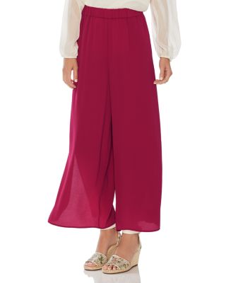 VINCE CAMUTO Side-Slit Wide-Leg Pants 