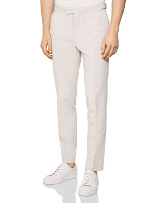 REISS Net Seersucker Regular Fit Trousers | Bloomingdale's
