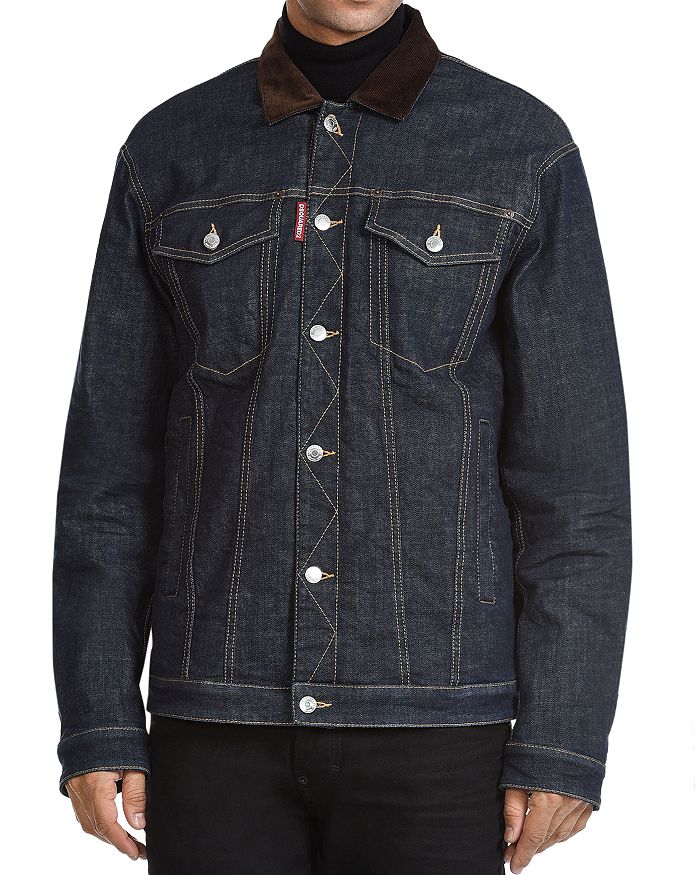 DSQUARED2 DSQUARED2 SHERPA-LINED DENIM JACKET,S74AM0963S30665