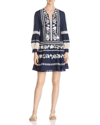 Tory Burch Boho Embroidered Dress | Bloomingdale's