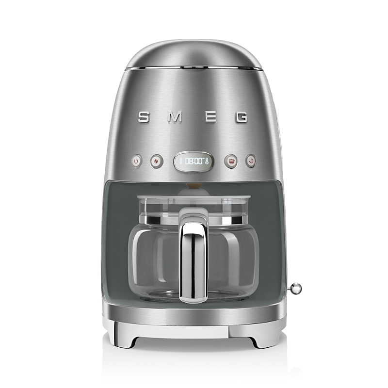 Smeg Retro Drip Filter Coffee Machine In Silver