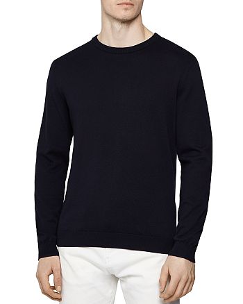 REISS Maurice Cotton Crewneck Sweater | Bloomingdale's