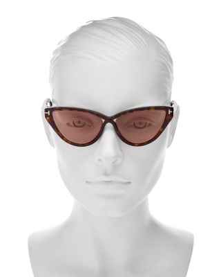 【美品】TOMFORD sunglasses vintage Charlie Tom Ford Women's Charlie Cat Eye Sunglasses, 56mm