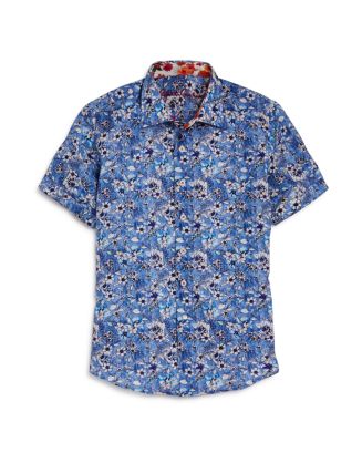 Robert Graham Boys' Cameron Floral Button-Down Shirt - Big Kid ...