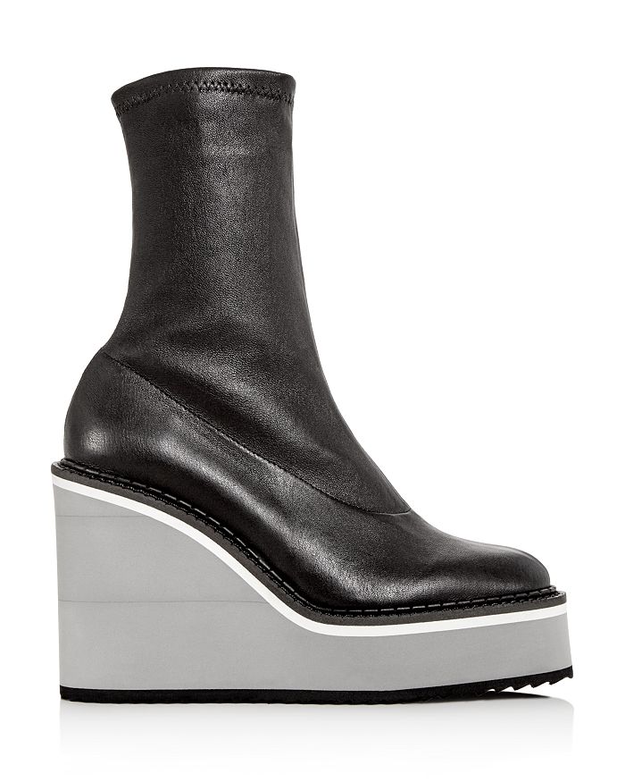 Clergerie Women�s Bliss Platform Wedge Boots In Black