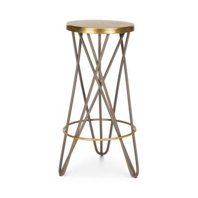 Safavieh - Lorna Gold Leaf Barstool