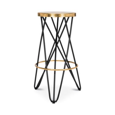 Lorna Gold Leaf Barstool