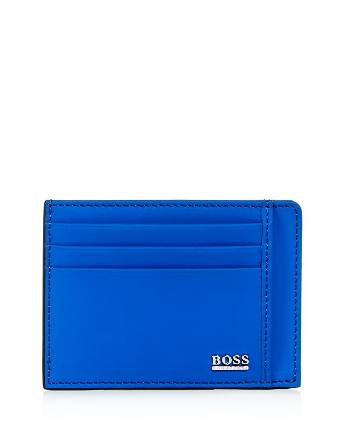 BOSS Hugo Boss Signature Sport Leather Card Case | Bloomingdale's