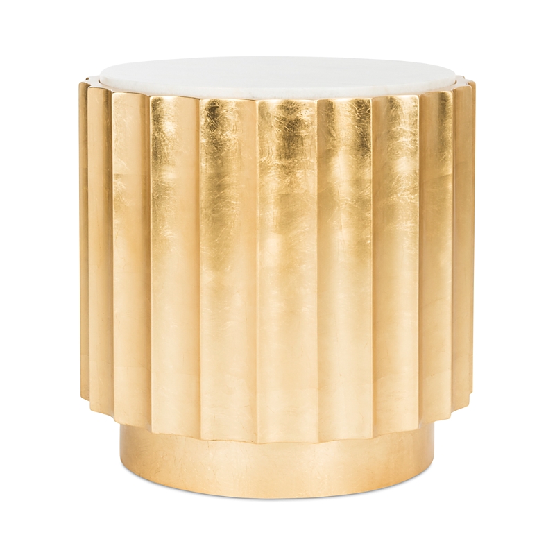 Safavieh Elodie Gold Side Table In Gold