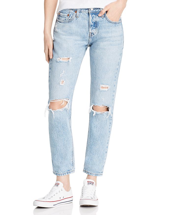 LEVI'S 501 TAPERED JEANS IN MONTGOMERY MOOD,361970054