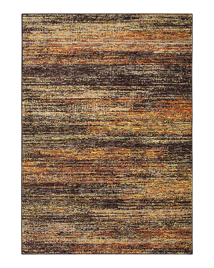 Oriental Weavers Atlas 8037 Area Rug, 7'10 X 10'10 In Gold/charcoal