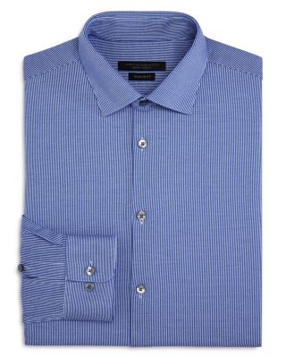 John Varvatos Star USA Striped Jersey Regular Fit Dress Shirt ...