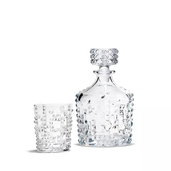 Punk Whiskey Decanter and Double Old Fashioned Set