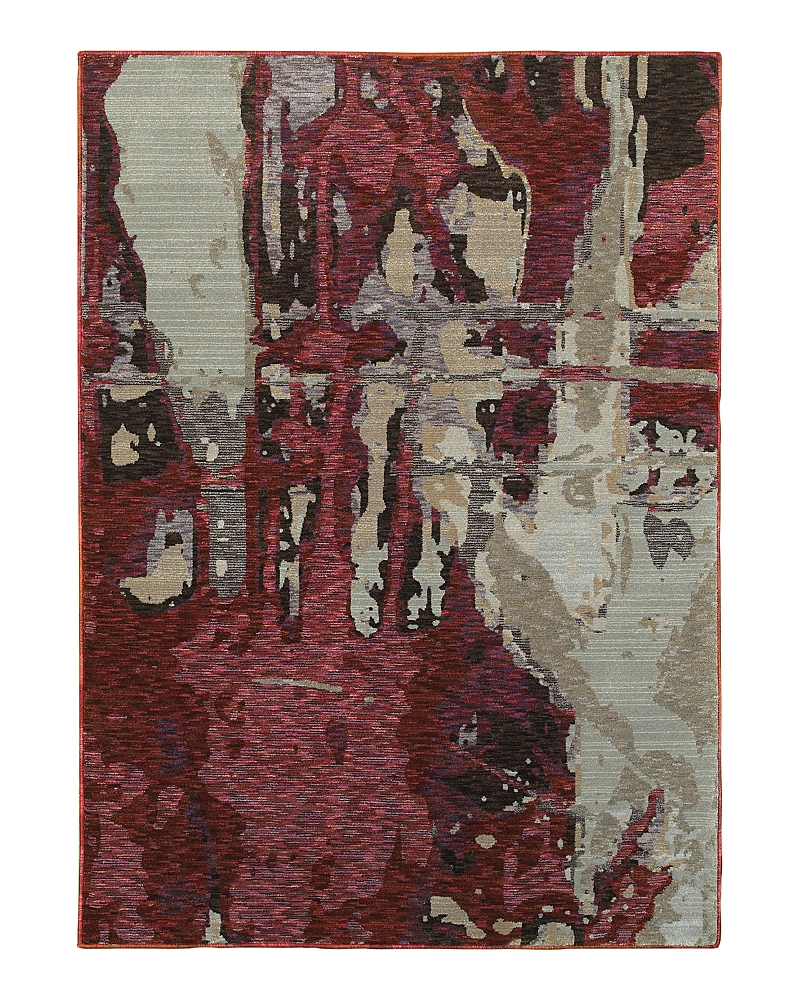 Oriental Weavers Evolution 8028b Area Rug, 6'7 X 9'6 In Red/beige