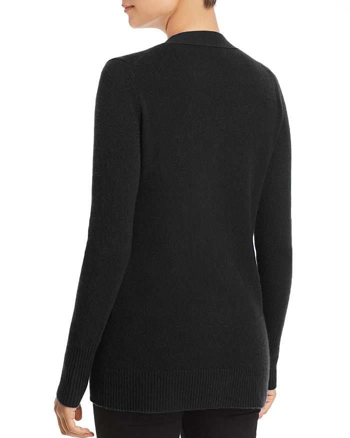 Shop C By Bloomingdale's Cashmere Grandfather Cardigan - 100% Exclusive In Black