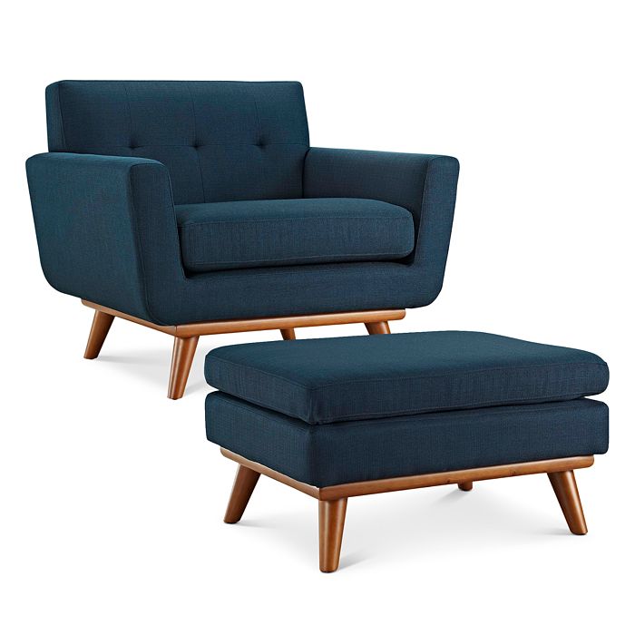 Modway - Engage Upholstered Fabric Chair & Ottoman Collection