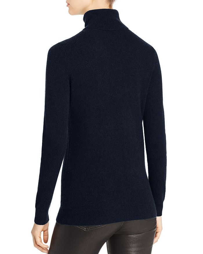 Shop C By Bloomingdale's Cashmere Turtleneck Sweater - 100% Exclusive In Navy