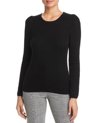 C By Bloomingdale's Puff-Sleeve Cashmere Sweater - 100% Exclusive ...