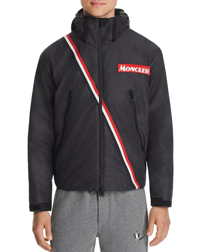 MONCLER TRAKEHNER STRIPE TRIMMED DOWN JACKET,E20914113785539N3