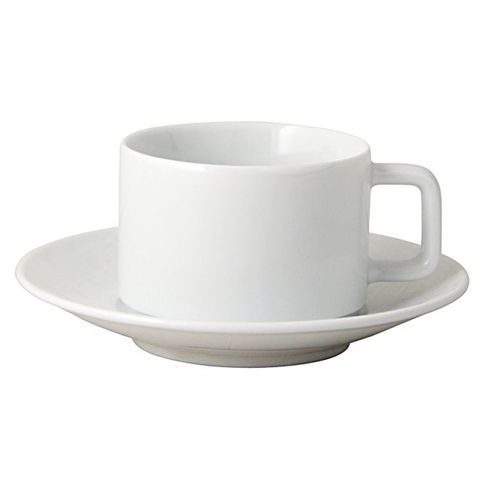 Bernardaud Organza Tea Saucer In White