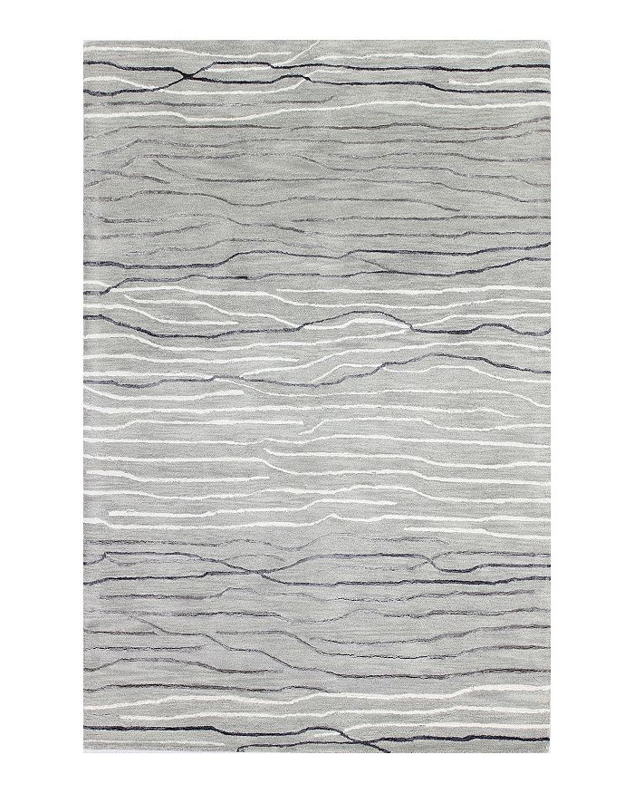 Kenneth Mink Waves Area Rug, 5'6 X 8'6 In Silver