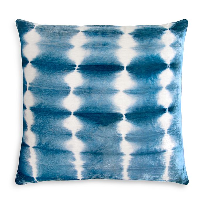 Kevin O'brien Studio Rorschach Velvet Decorative Pillow, 18 X 18 In Azul