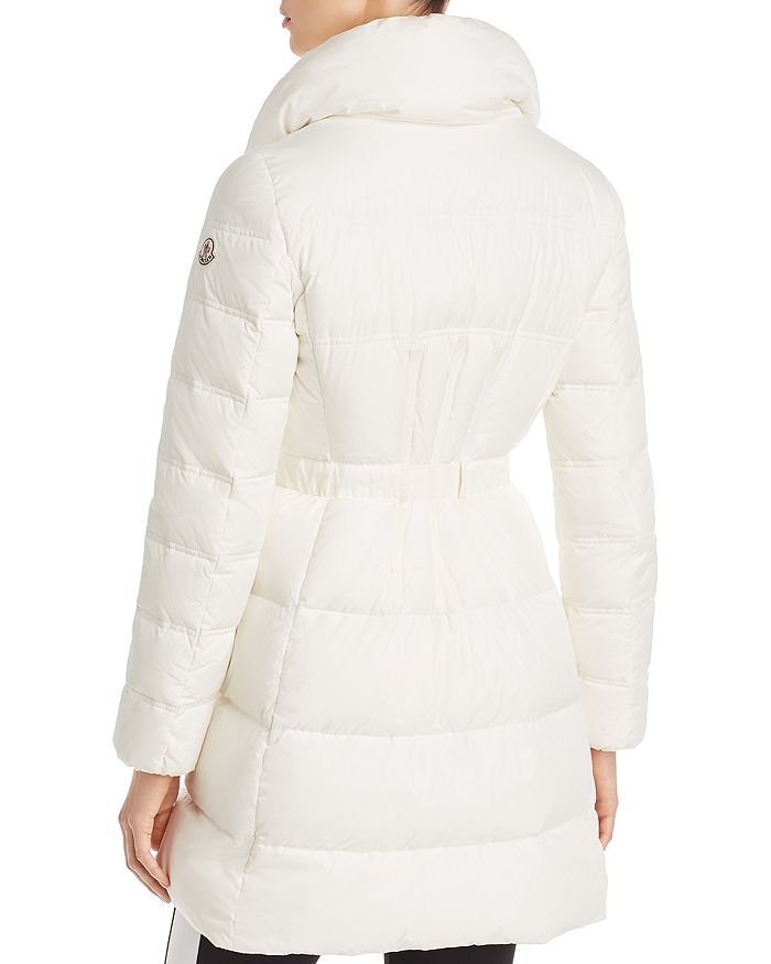 belted moncler coat