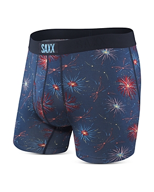 Saxx Ultra Fireworks Boxer Briefs In Navy