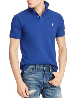 Polo Ralph Lauren Custom Slim Fit Mesh Polo | Bloomingdale's