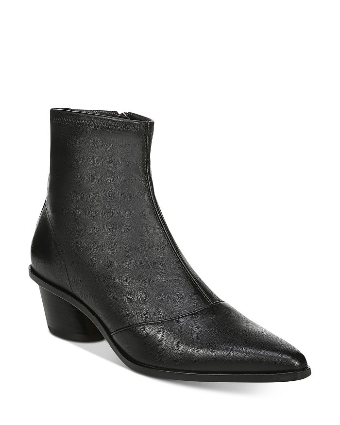 VIA SPIGA WOMEN'S ODETTE POINTED-TOE LEATHER BOOTIES,B3525L1
