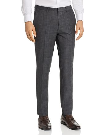 HUGO Hesten Glen Plaid Extra Slim Fit Suit Pants | Bloomingdale's