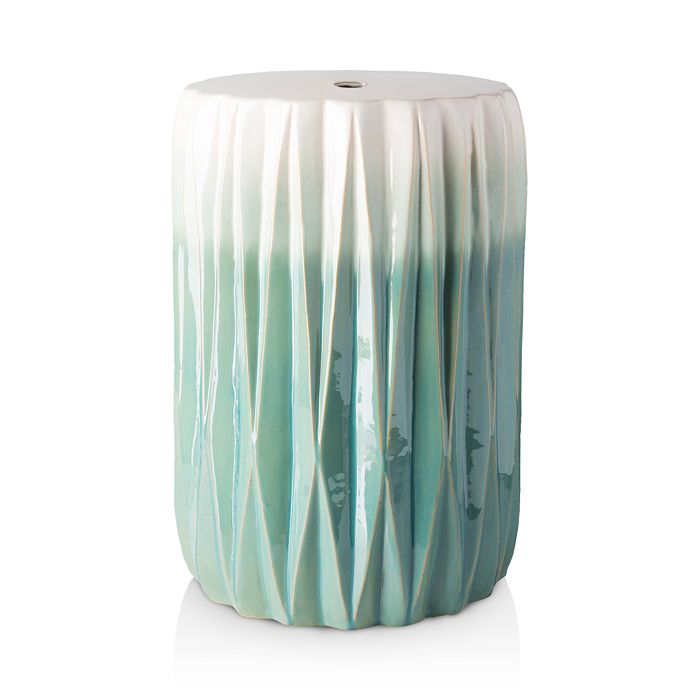Surya Aynor 17.25in Garden Stool In White