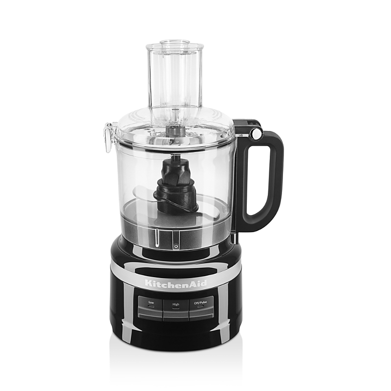 Kitchenaid Easy Store 7-cup Food Processor In Onyx Black