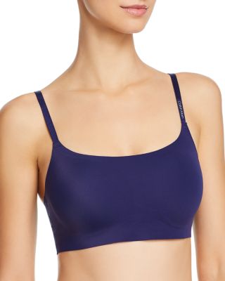 calvin klein invisibles comfort lightly lined retro bralette qf4783