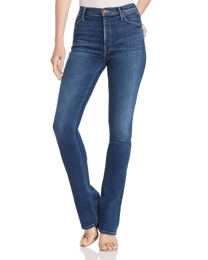 MOTHER The Runaway High-Waisted Flared Jeans in Sweet And Sassy