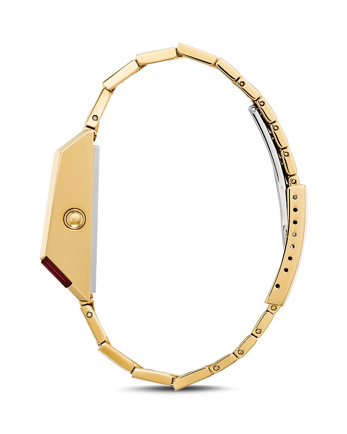 Shop Bulova Computron Archive Gold-tone Link Bracelet Watch, 31.1mm X 40.3mm