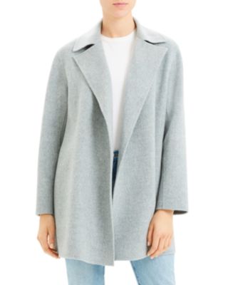 theory grey coat