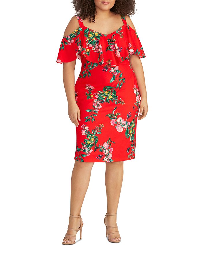 Rachel roy cold shoulder dress store