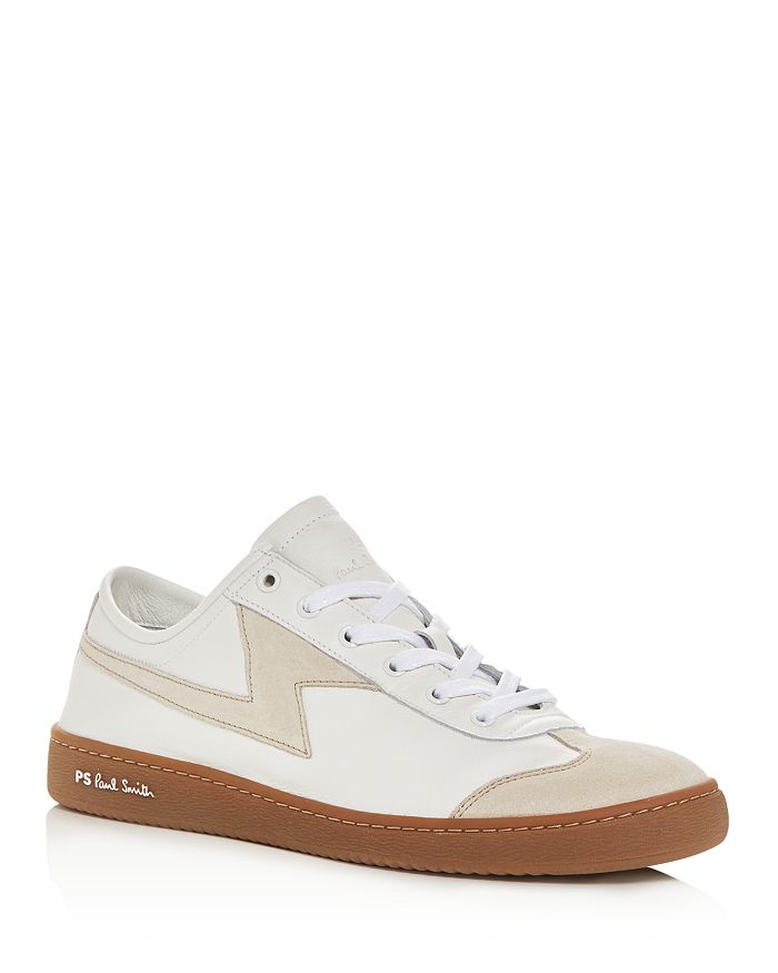 PAUL SMITH MEN'S ZIGGY LEATHER LOW-TOP SNEAKERS M2S-ZIG12-ASET