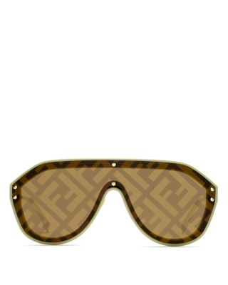 fendi logo shield sunglasses