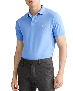 Polo Ralph Lauren Classic Fit Mesh Polo In Cabana Blue
