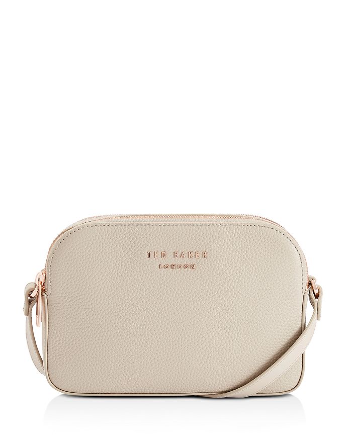 Ted Baker Daisi Leather Camera Crossbody In Taupe | ModeSens