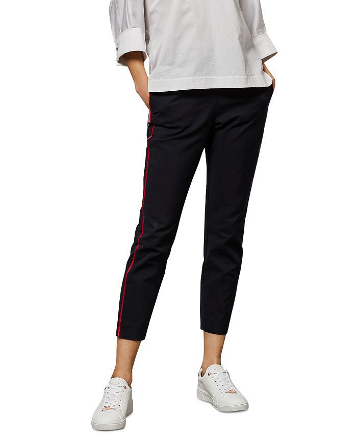 TED BAKER RAYYAA PIPED CROPPED trousers,WMT-RAYYAA-WC9W