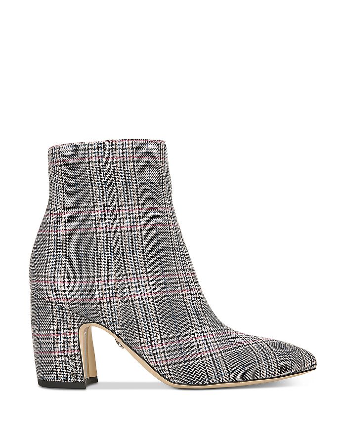 sam edelman hilty leather block heel booties