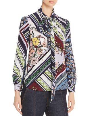 tory burch tie blouse