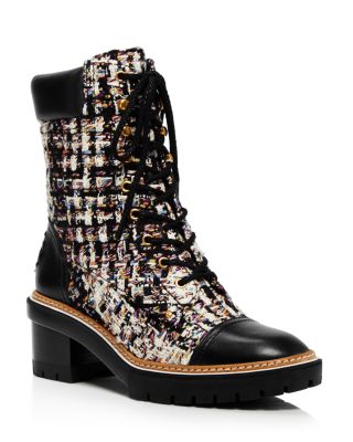 tory burch lace up boots