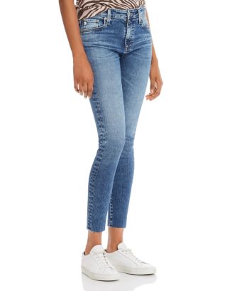 AG Farrah Skinny Raw Ankle Jeans | Bloomingdale's