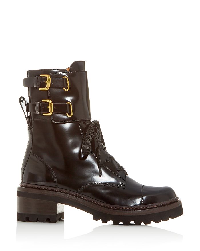 chloe combat boot