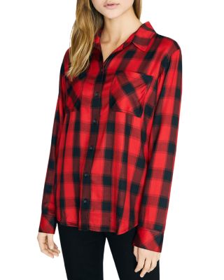 Sanctuary - New Generation Plaid Boyfriend Shirt