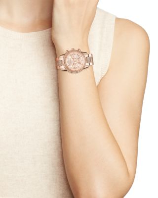 Michael Kors Chronograph Bryant Stainless Steel Bracelet Watch 37mm Michael Kors Bryant Chronograph Gold-Tone Stainless Steel  main image 2